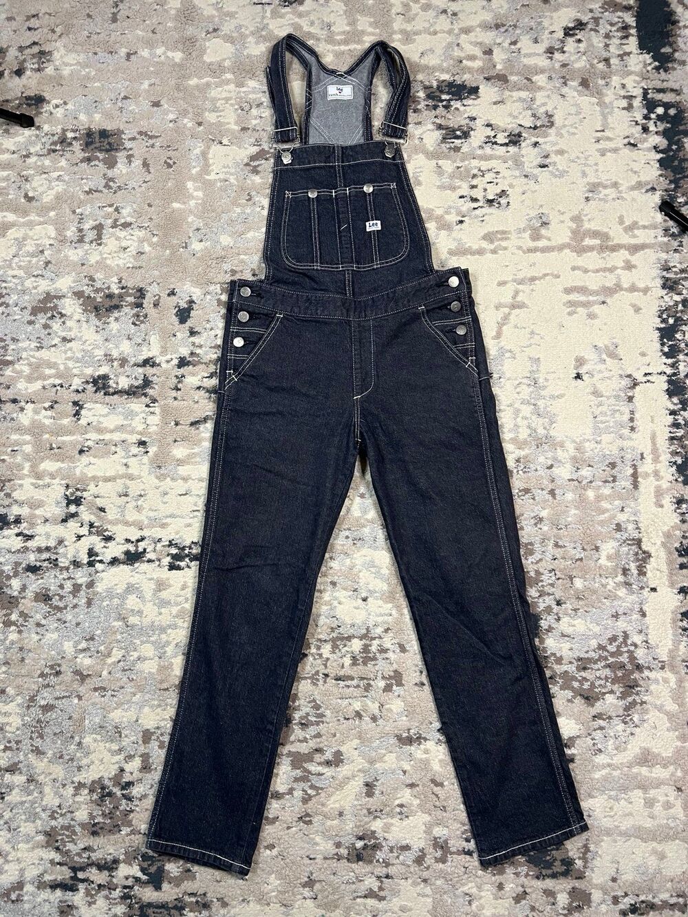 Lee Union Made Earth Music and Ecology Collaboration Denim Overalls Sz XS